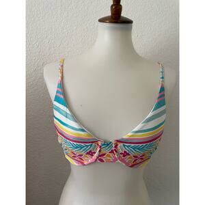 Kenny Flowers Swim M/DD Bikini Top Mayakoba Multicolor Print Swimwear